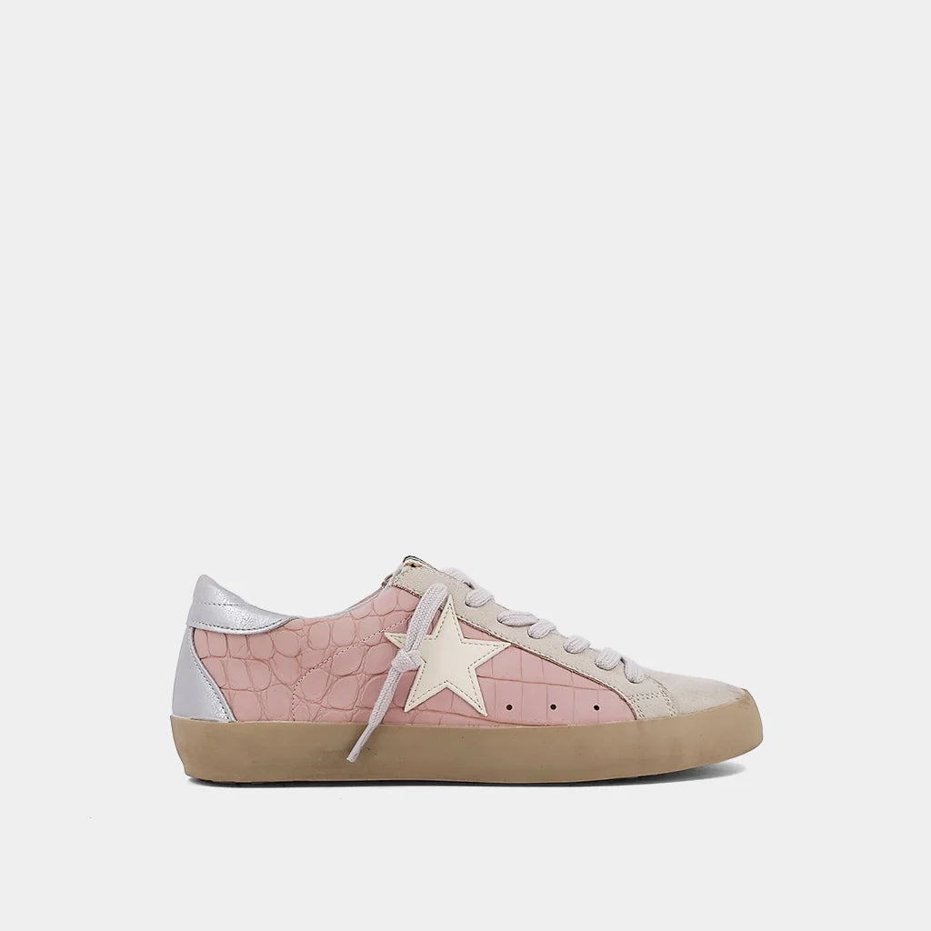 Shu Shop Paula Mauve Croco Sneaker - FINAL SALE