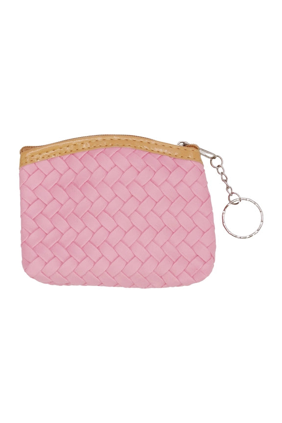 Basket Weave Coin Purse