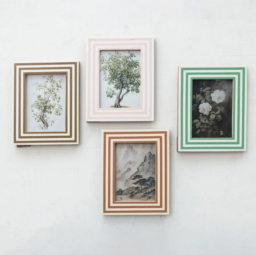 Colored Inlaid Photo Frames