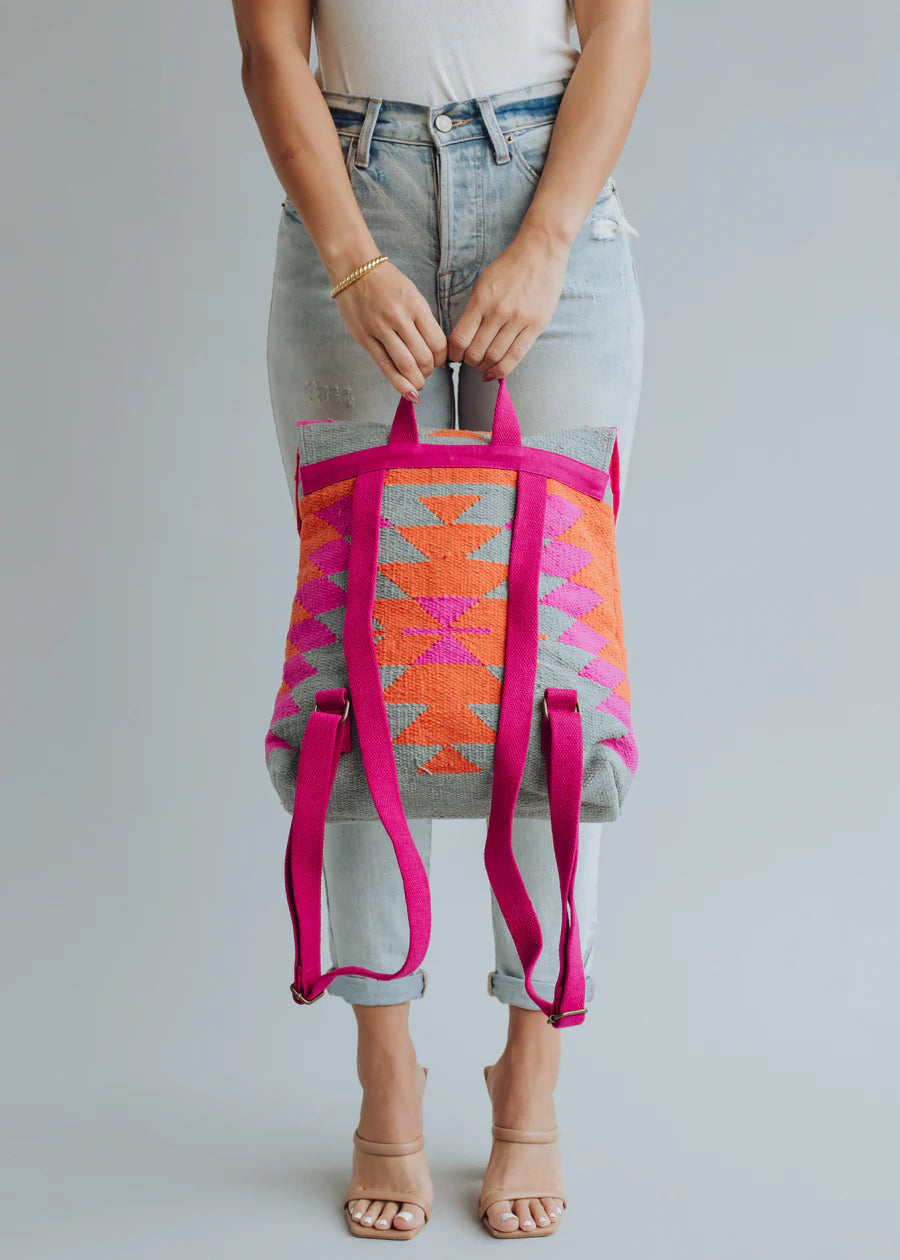 Serena Woven Backpack