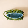 Essentials Quilted Cosmetic Pouch-Everbloom Forest Green