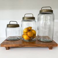 Glass Jars with Metal Lids