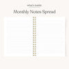 Blue Stripes Undated Planner