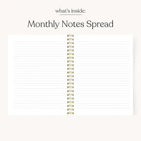 Blue Stripes Undated Planner