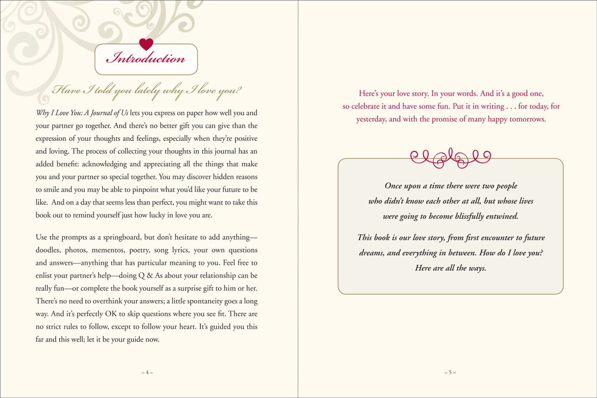 Why I Love You Journal