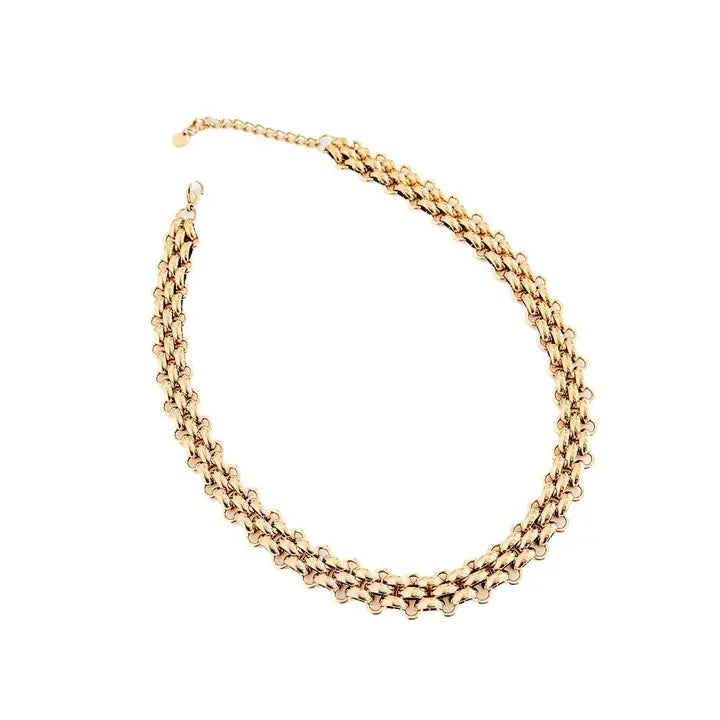 Elise Woven Chain Necklace