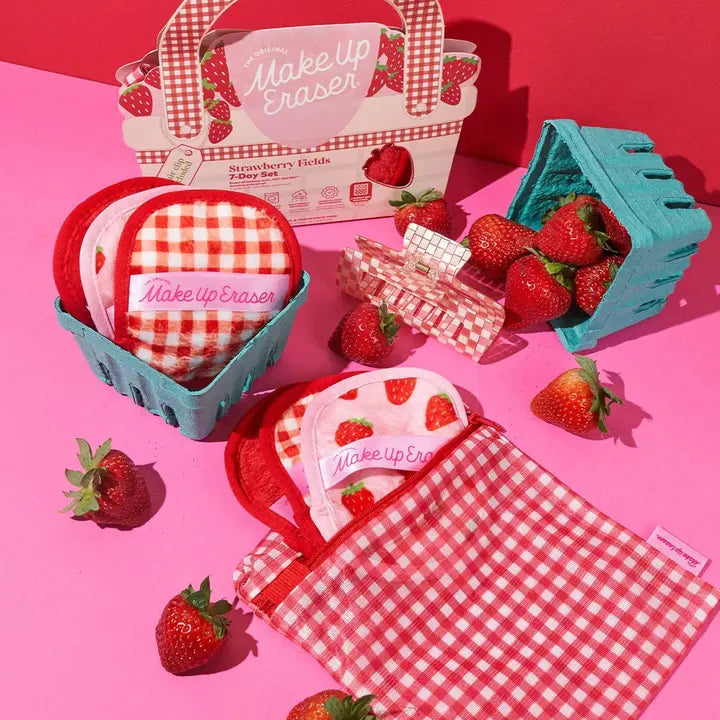 Strawberry Makeup Eraser Set