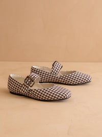Bruno Gingham Ballet Flats