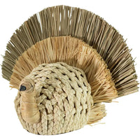 Natural Woven Turkey Decor