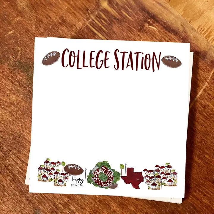College Station Chunky Notepad, 5x5
