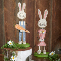 Stand Up Wooden Bunny