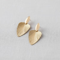 McBee Gold Leaf Earrings