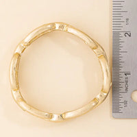 Rexford Matte Oval Link Bracelet