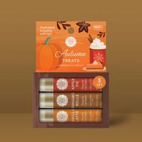 Fall Flavors Lip Balm Sets, Set of 3