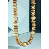 Orlando Wood Disk Necklace