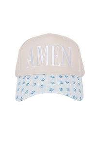 Amen Floral Rim Cap