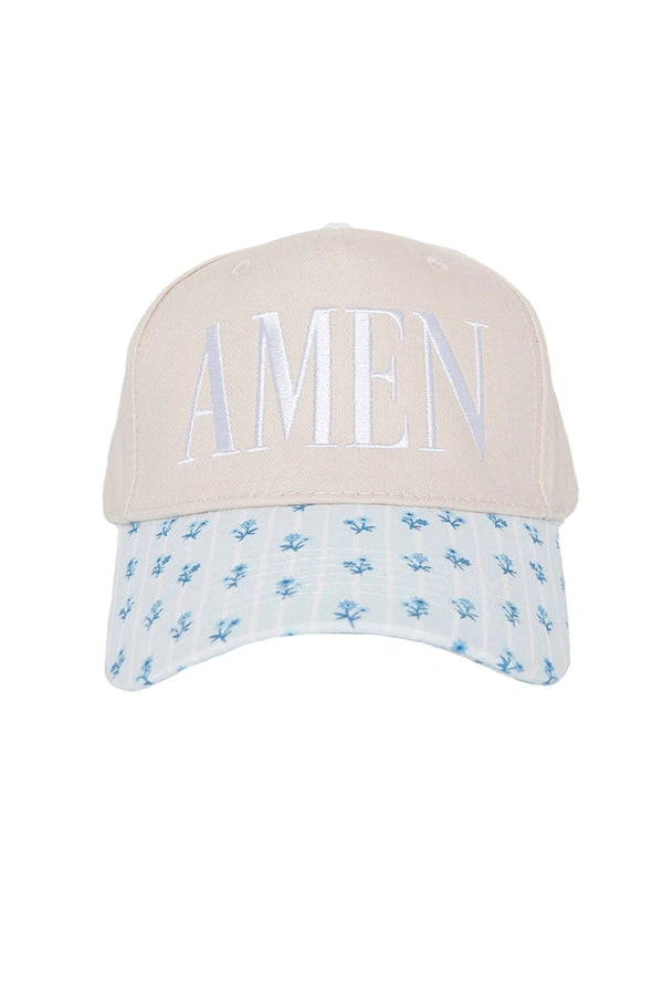 Amen Floral Rim Cap