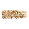 Belle Glass Bead Four Set Bracelet