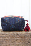 Ilyse Paisley Ikat Origami Make Up Bag