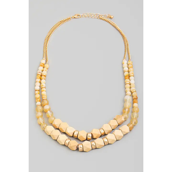 Connie Layered Beaded Necklace