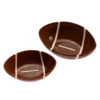 Football Condiment Ceramic Bowls