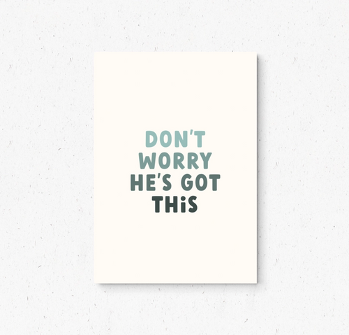 Don't Worry He's Got This | Booklet