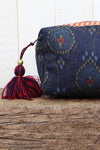 Ilyse Paisley Ikat Origami Make Up Bag