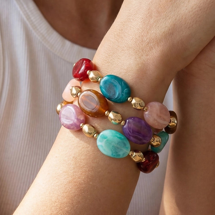 Mina Beaded Bracelet Set
