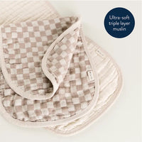 Itzy Checkered Burp Cloths