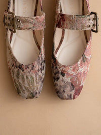 Mauve Tapestry Ballet Flat