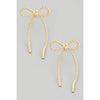 Clarke Twisted Bow Earrings