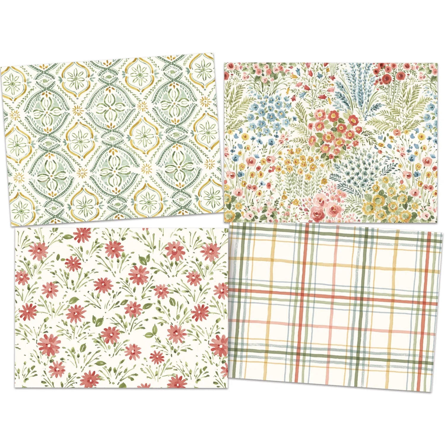 Mixed Floral Note Card Set