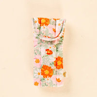 Quilted Sunglass Case | Sage Bouquet