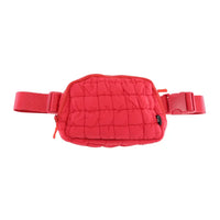 C.C. Quilted Puffer Belt Bag