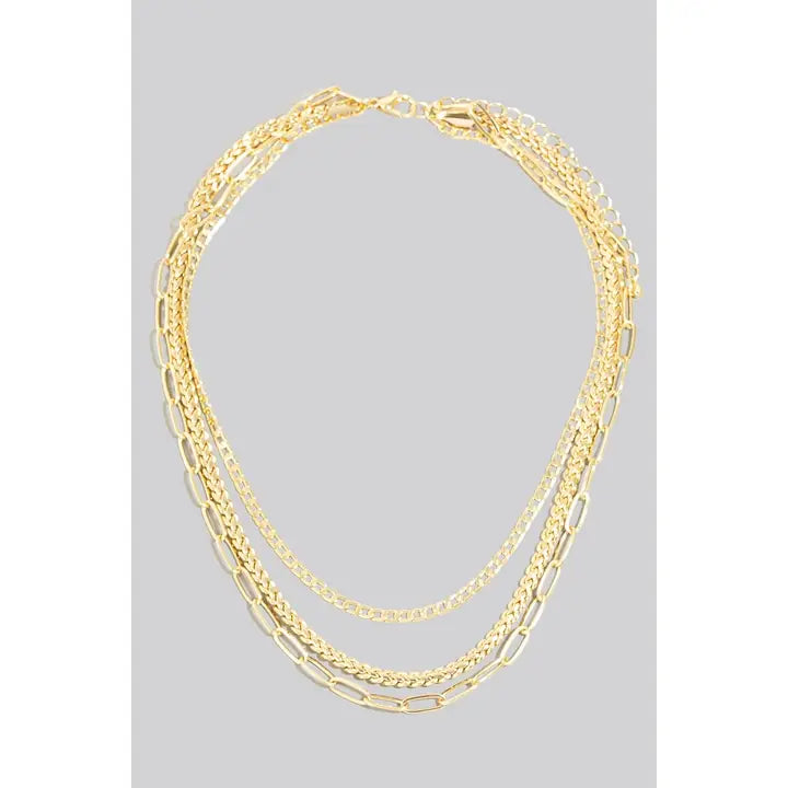 Curren Mixed Chain Necklace