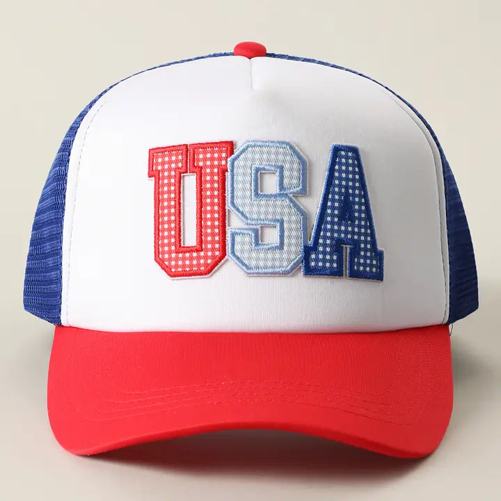USA Patch Trucker Hat