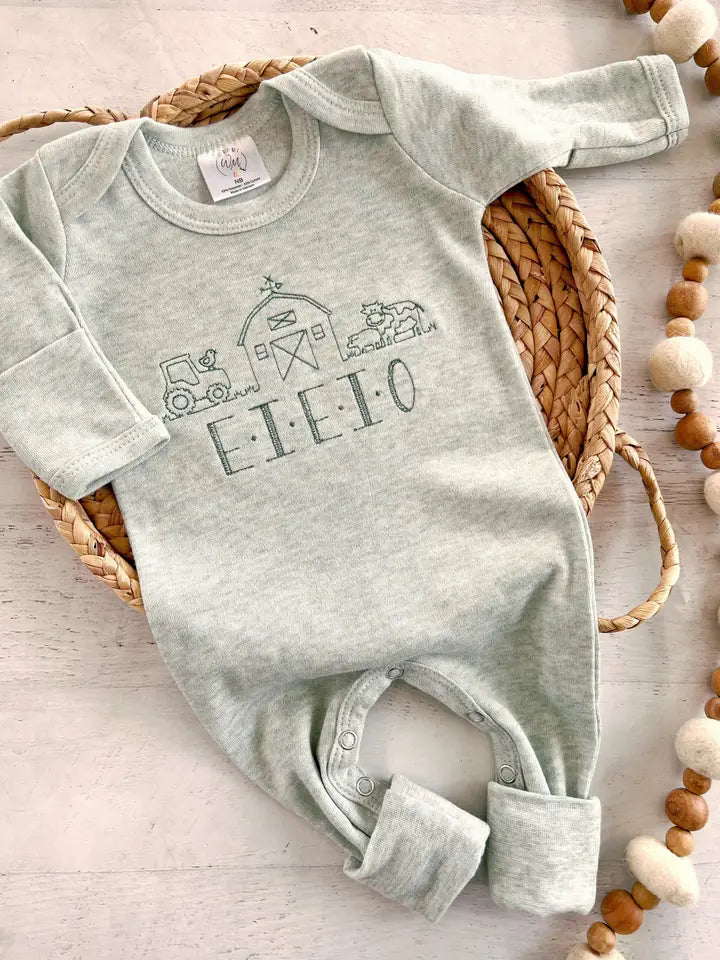 Farm Baby Romper