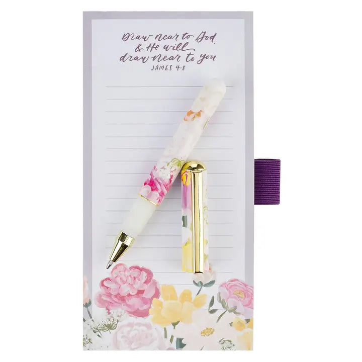 Magnetic Shopping List Pad w/Pen