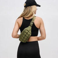 Resurgence Quilted Puffer Belt Bag