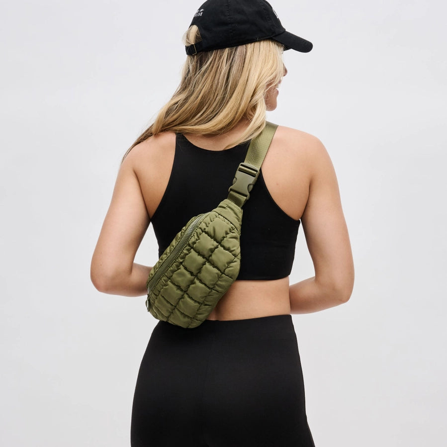 Resurgence Quilted Puffer Belt Bag