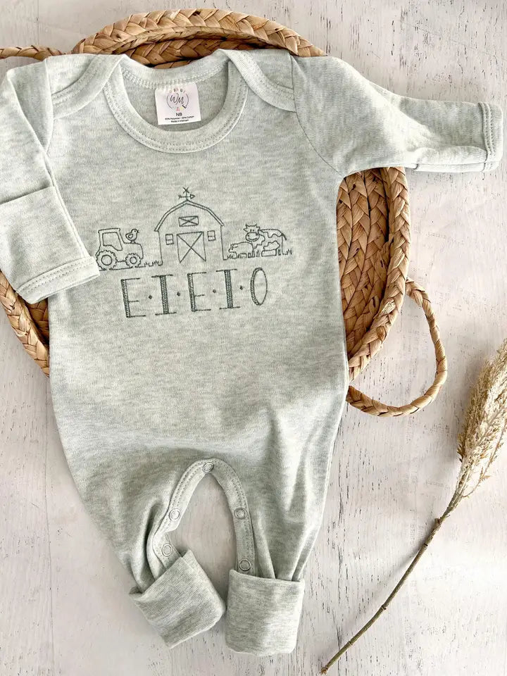 Farm Baby Romper