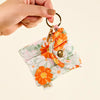 Sage Puffy Earbud Case Keychain