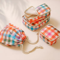 Plaid Packing Cube Set | Sunshine Tienda