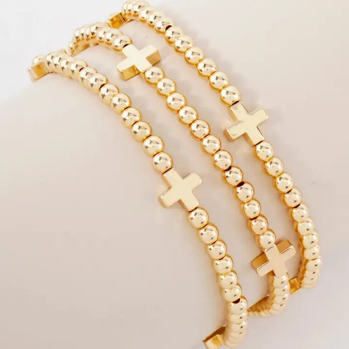 Jovi Cross Bead Bracelet