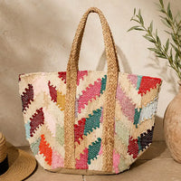 Maia Boho Chevron Tote