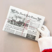 North Pole Times Gift Wrap