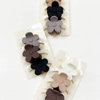 Mini Flower Hair Claw Set