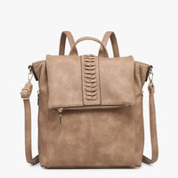 Vivian Tan Distressed Convertible Backpack