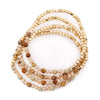 Belle Glass Bead Four Set Bracelet