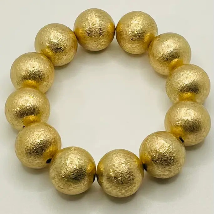 Chic Gold Ball Bracelet